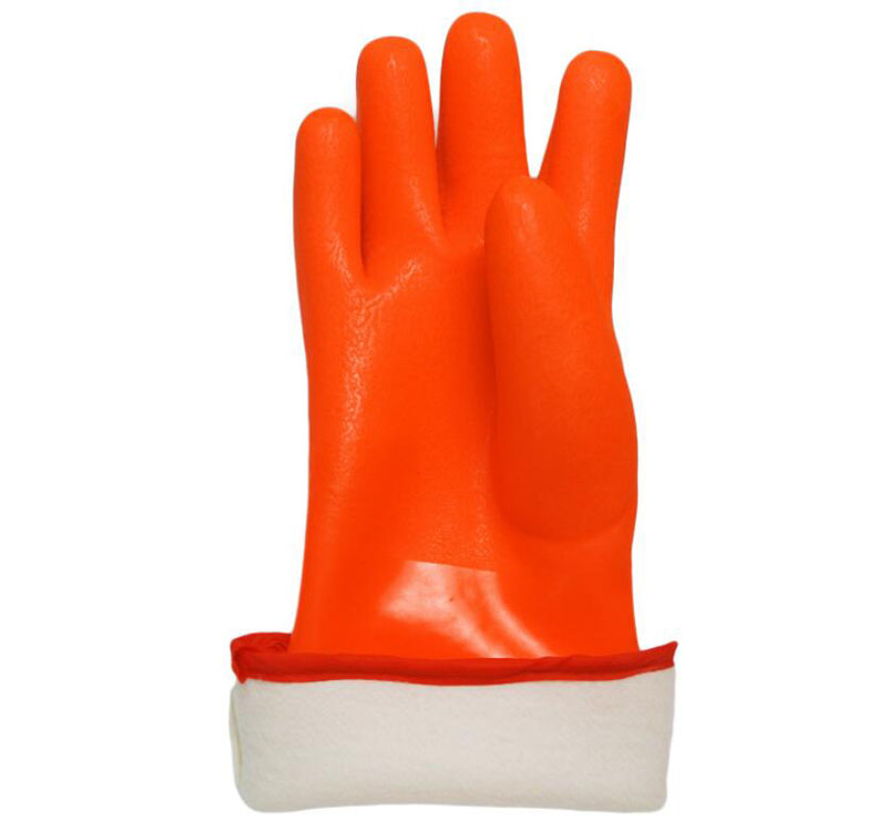 PVC winter gloves