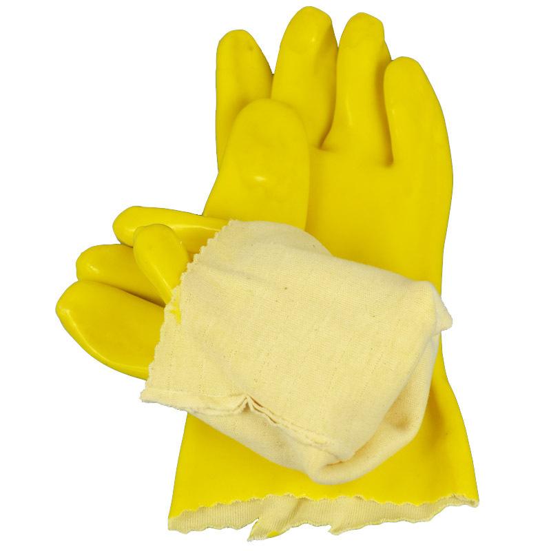  PVC plastic dipped gloves